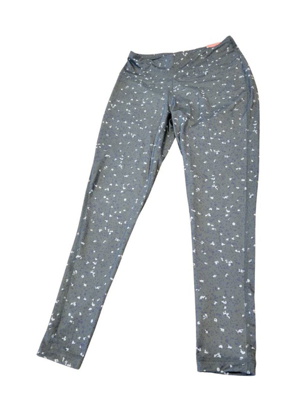 Zelos Olive Plat Curvy Print Ladies Athletic Workout Yoga Leggings